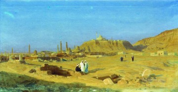 Evening in Cairo Stephan Bakalowicz Ancient Rome Oil Paintings